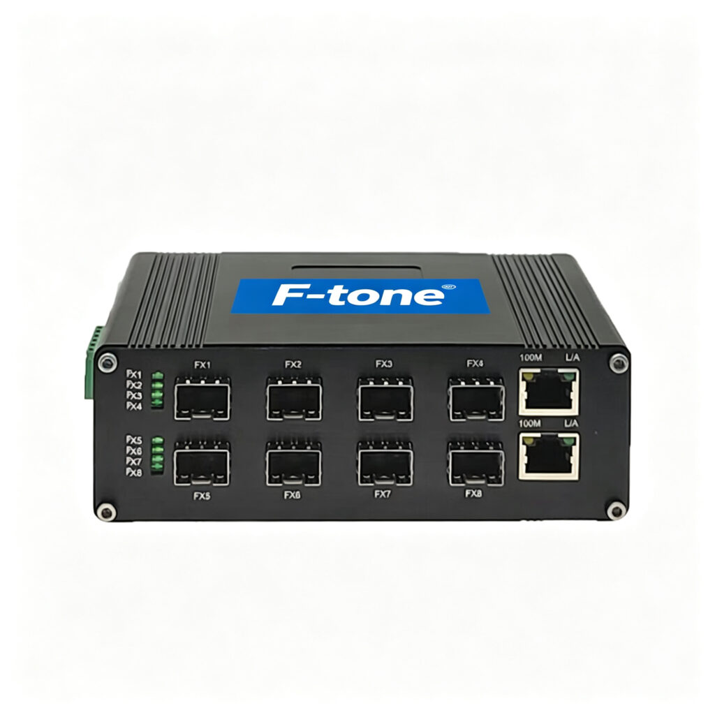 FT9000-822H-D千兆8光2电工业交换机
