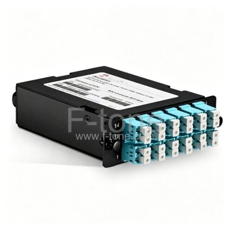 MTP转12x LC/UPC双芯,0.35dB IL,极性A,24芯OM4 MPO/MTP 盒