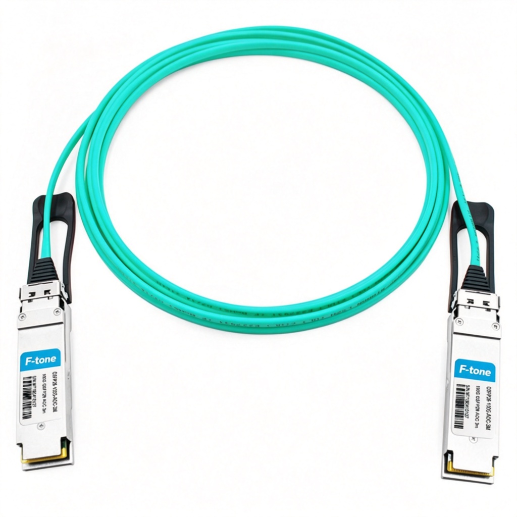 Mellanox MFA1A00-C003 Compatible 3m (10ft) 100G QSFP28 to QSFP28 Active Optical Cable