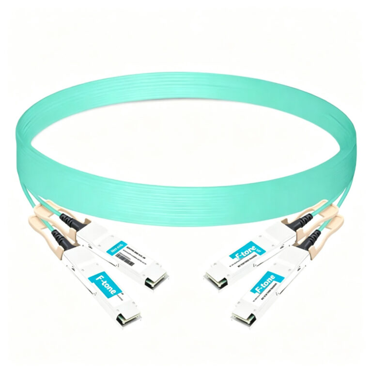 NVIDIA MFS1S90-H003E Compatible 3m (10ft) 2x200G QSFP56 to 2x200G QSFP56 PAM4 Breakout Active Optical Cable