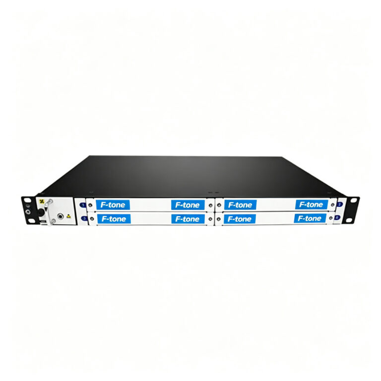 The Standard 1U Rack, Provides 4 Service Slots OEO/EDFA/OLP, 1 Fan Slot and 2 Power Slots