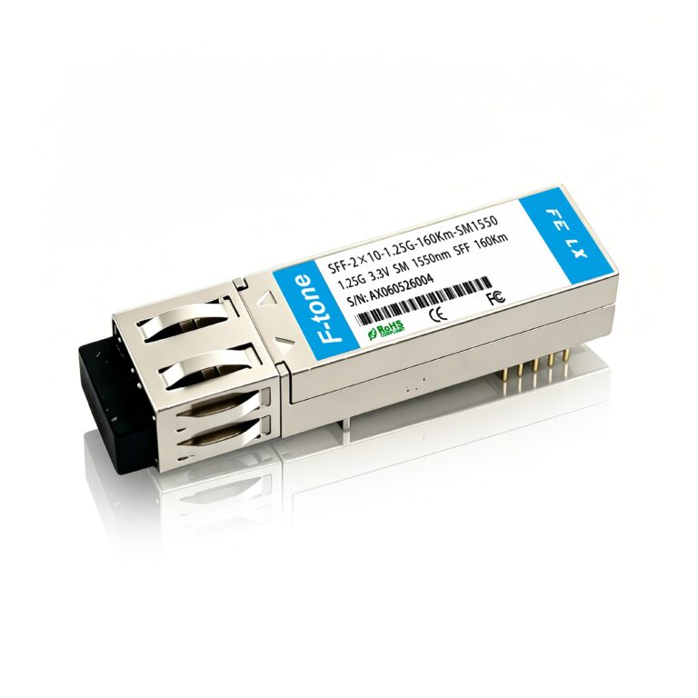 1.25Gbps SFF2X10单路双纤收发一体光模块