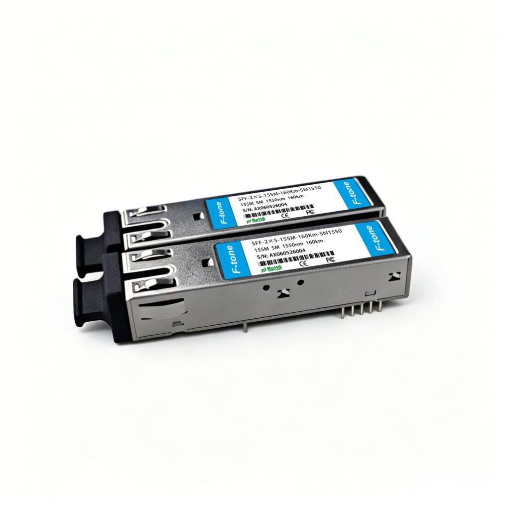 工业级155Mbps SFF2X5单路双纤收发一体光模块