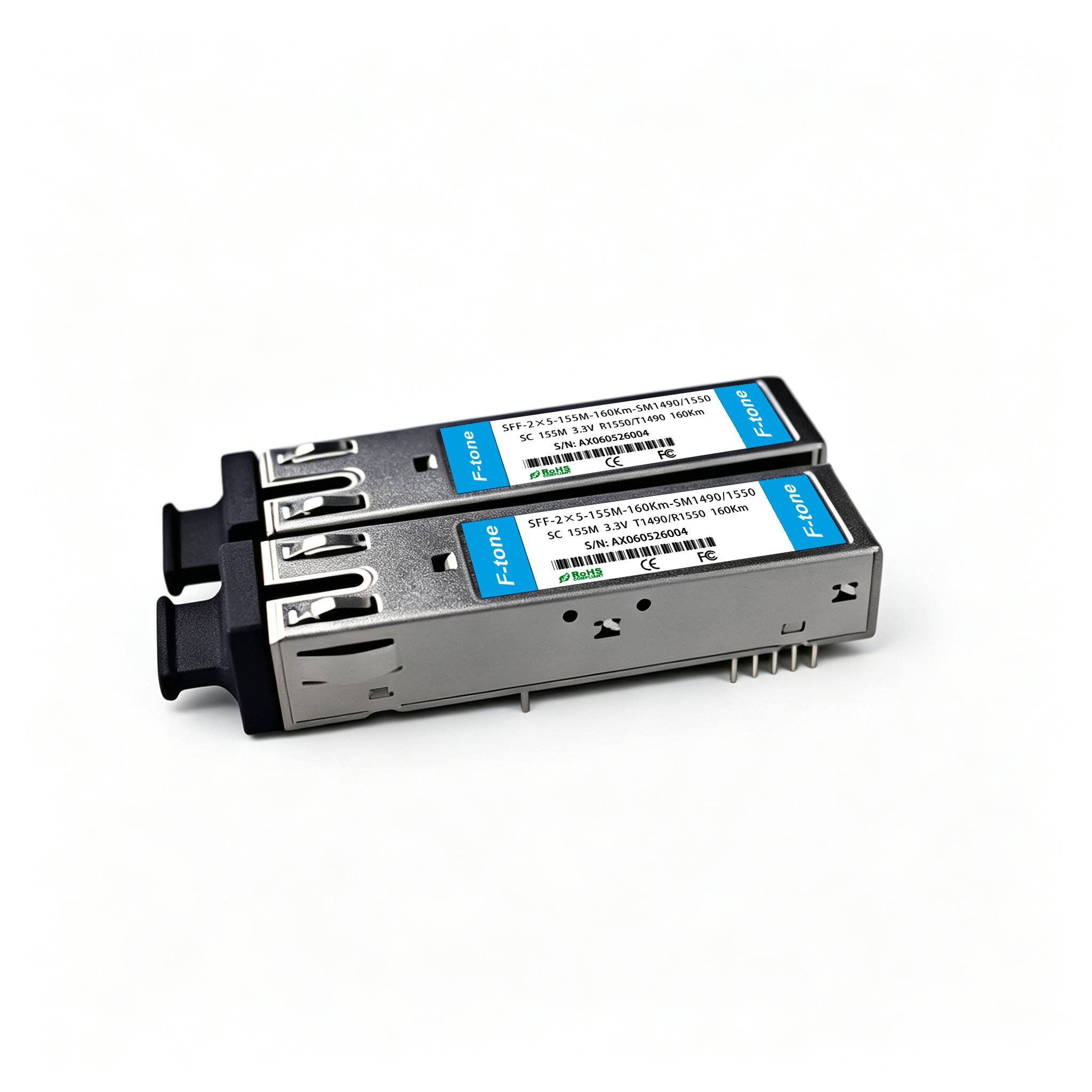 工业级155Mbps SFF2X5单路单纤收发一体光模块