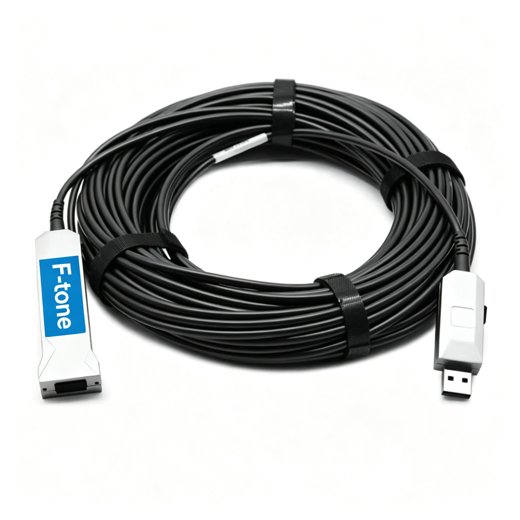 25 meters (82ft) USB 3.0 (Compliant with USB2.0) 5G Type-A Active Optical Cables, USB AOC Male to Female Connectors