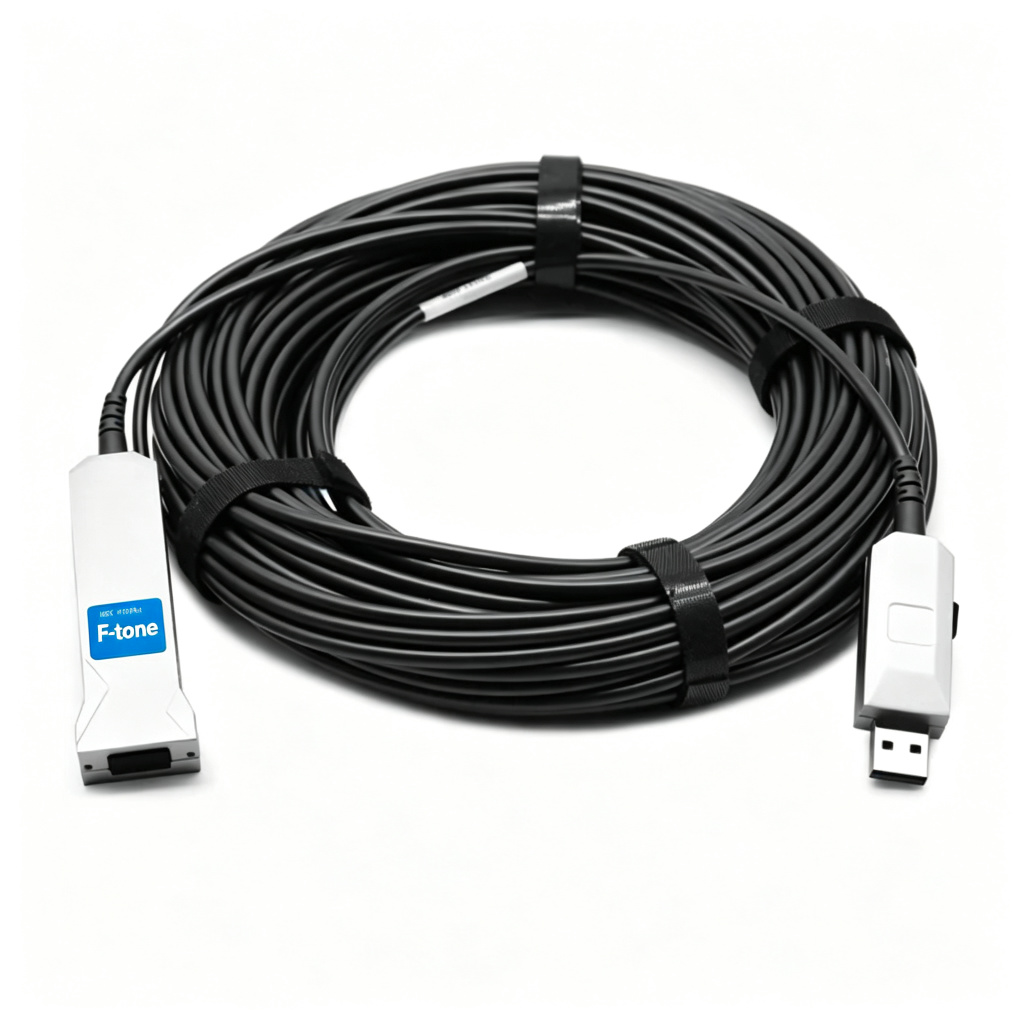 50 meters (164ft) USB 3.0 (Compliant with USB2.0) 5G Type-A Active Optical Cables, USB AOC Male to Female Connectors