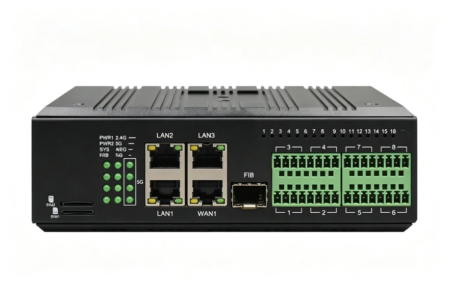 3千兆Lan+1千兆Wan+16路DI/DOAIAO 5G+WiFI6路由器 (支持双卡双待)