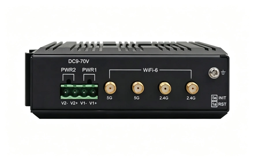 4千兆+1千兆SFP光+2路串口 WiFI6路由器 (支持POE供电)