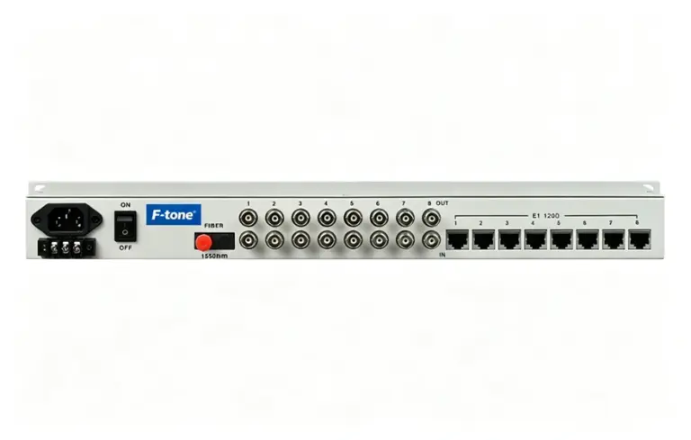 8E1+4xFE 双阻抗 1+1光备份 PDH光端机