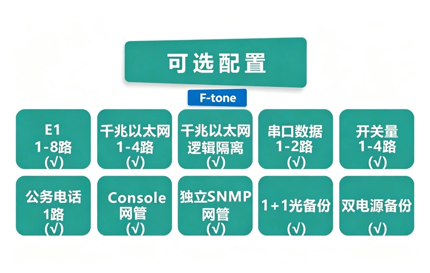 8E1+4xGE 双阻抗 1+1光备份 PDH光端机