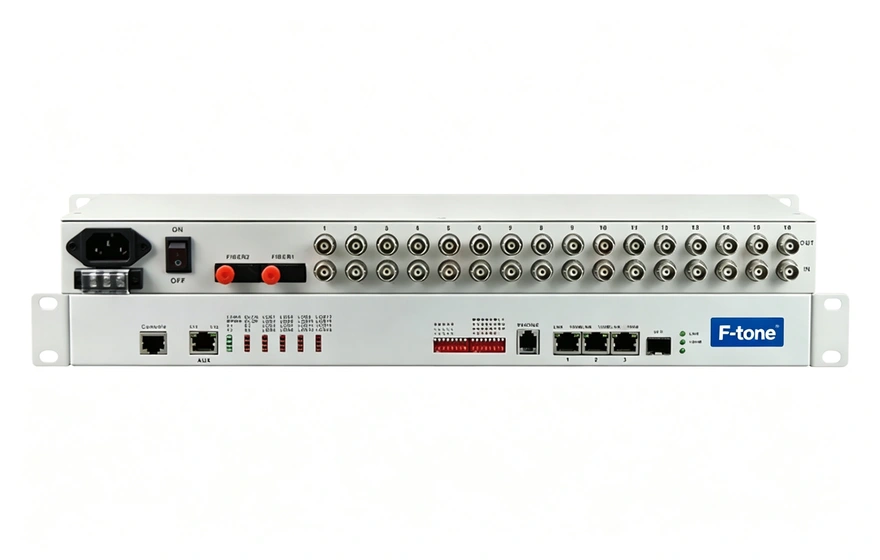 16E1+3FE+1FX 1+1光备份 PDH光端机