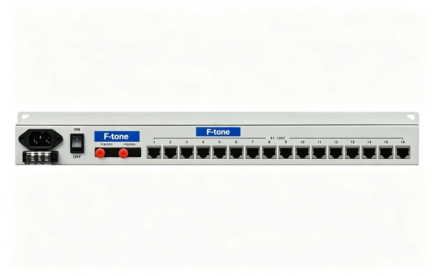 16E1+3GE+1FX 1+1光备份 PDH光端机