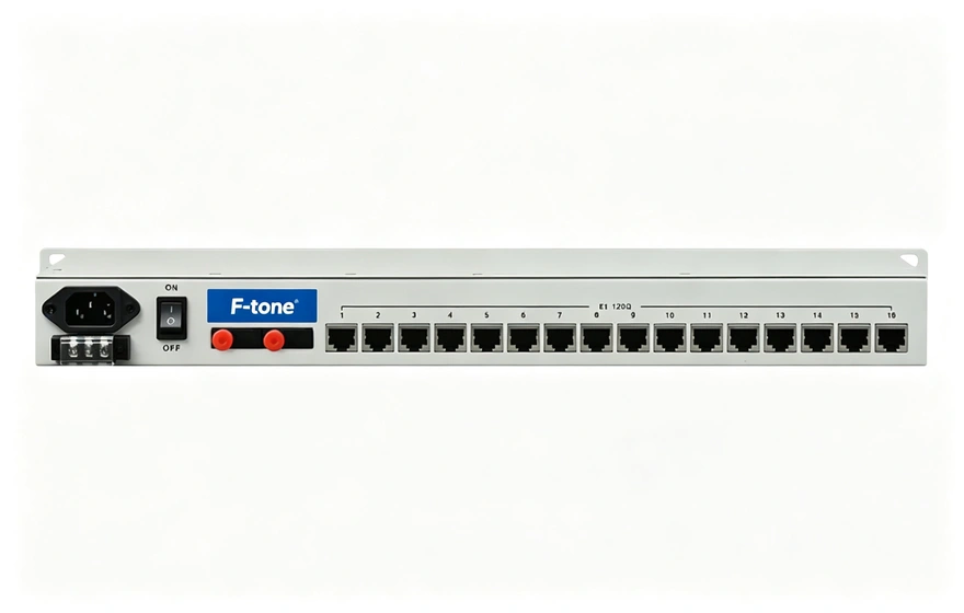 16E1+8xFE(物理隔离)1+1光备份 PDH光端机