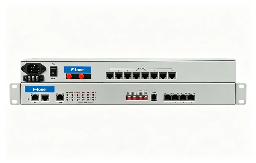 8E1+4xFE(物理隔离)1+1光备份 PDH光端机