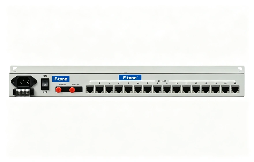 16E1+4xFE 物理隔离 带LCD显示 PDH光端机