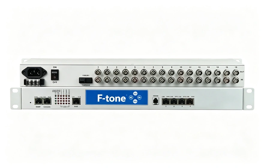 16E1+4xFE 物理隔离 带LCD显示 PDH光端机