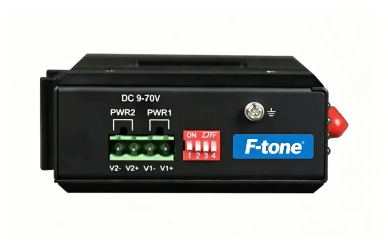 可光纤级连型2路 RS232/422/485 ModBus 串口服务器 (带 WEB 与 SNMP 网管)