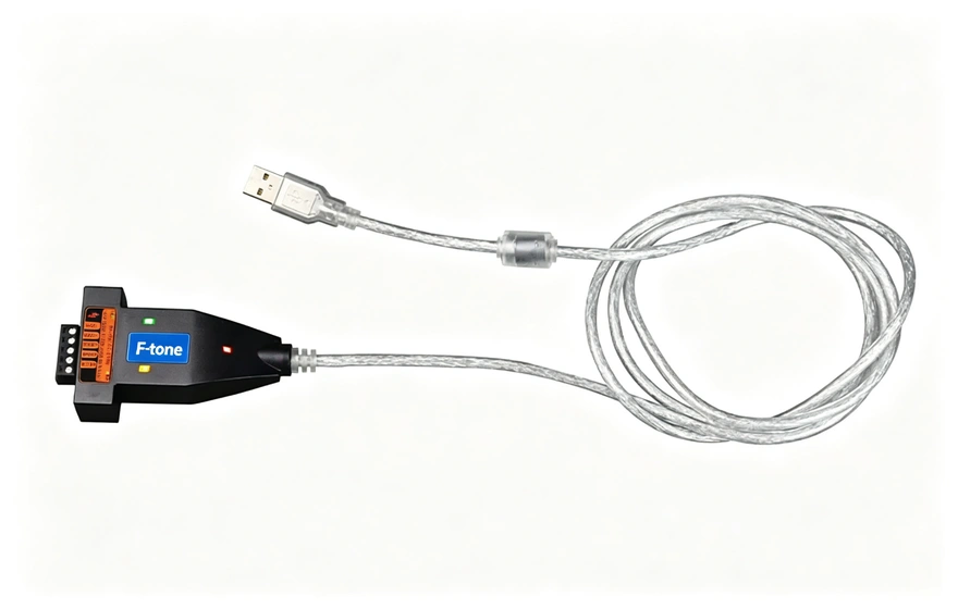 工业级 3KV隔离/6KV防雷型 USB转1路RS485转换器(带线)