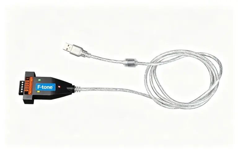 工业级6KV 防雷型 usb转1路高速rs485+1路RS232(带线) 转换器