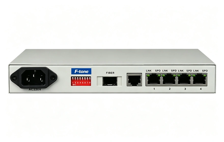普通型 4路千兆电 光纤收发器