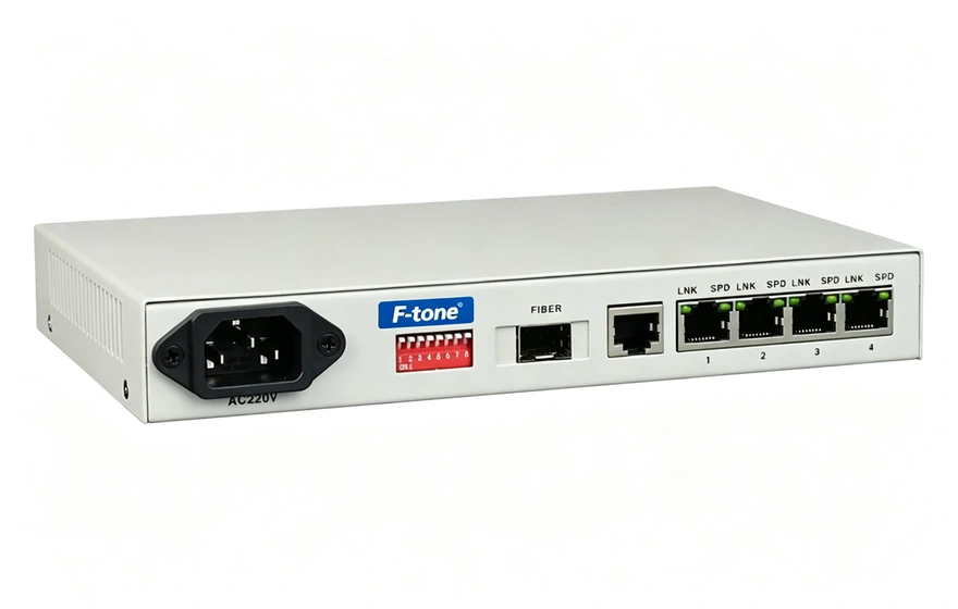 普通型 4路百兆电 光纤收发器
