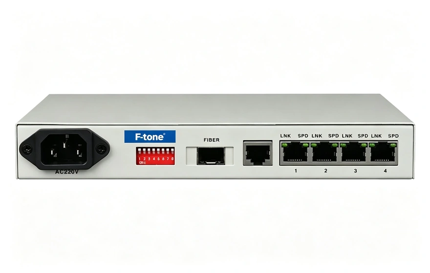普通型 4路百兆电 光纤收发器