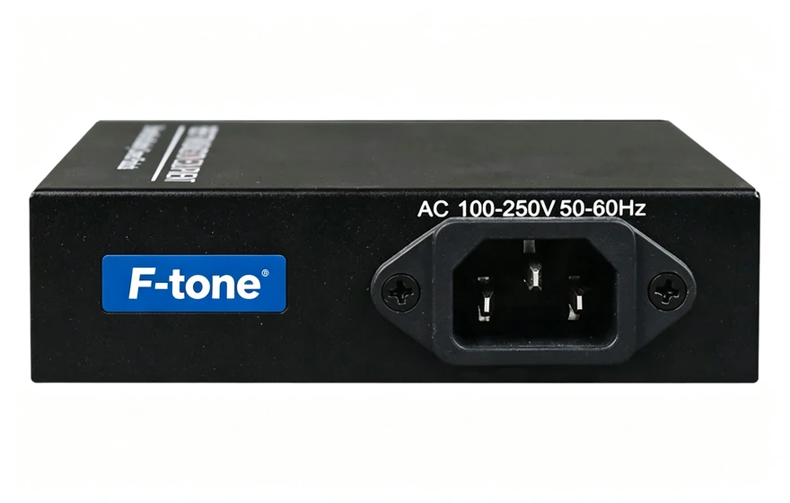 管理型 1光2电千兆光纤收发器(电源内置)
