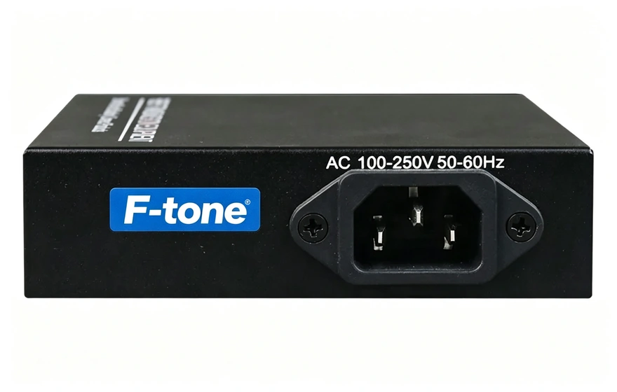 管理型 1光2电百兆光纤收发器（内置电源）