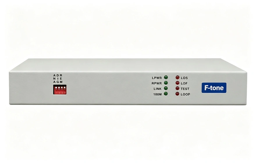 光纤-ETH+4RS232转换器（带宽2M）