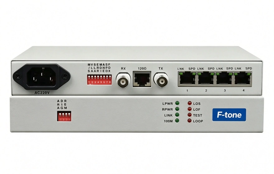 E3/DS3/STS-1转 4FE 协议转换器