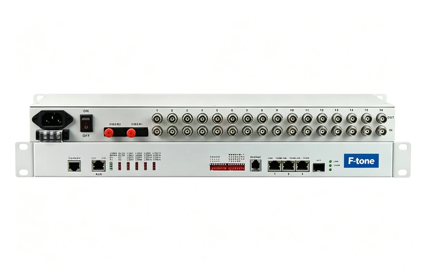 16E1-3FE+1*100base-FX 协议转换器