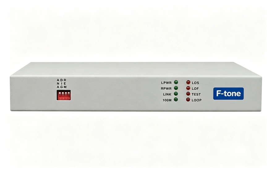 成帧E1-ETH+4RS232协议转换器