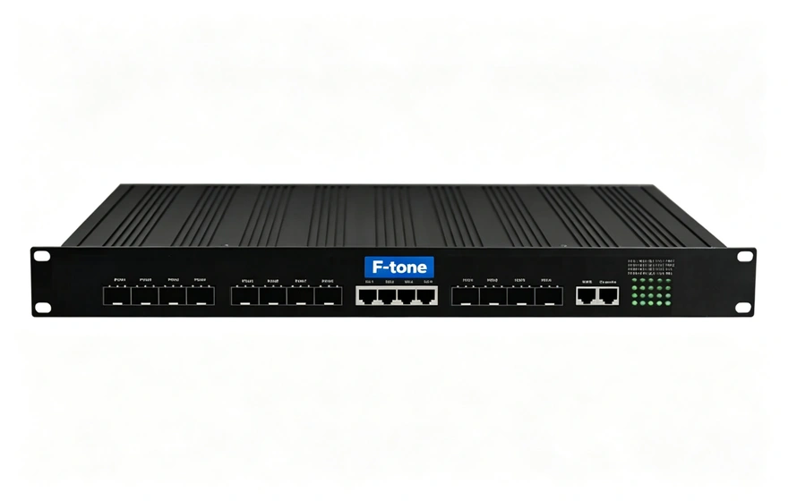 8口EPON光+4路千兆电+4路万兆光 EPON OLT