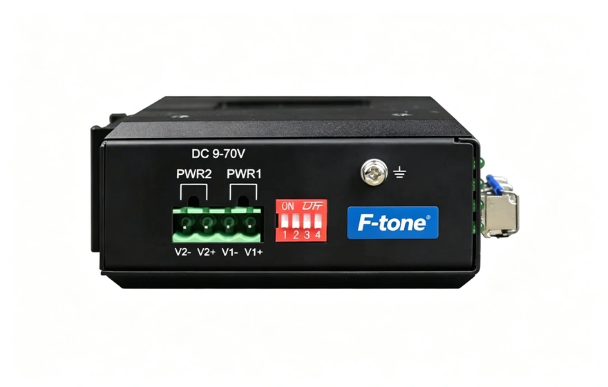 mini工业轨式 管理型带RSTP环网 4路千电+2路千光(双DC支持POE+或AC220内置)