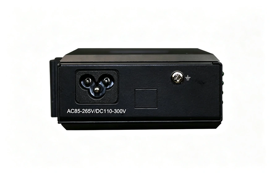 mini 1路千兆以太网电口转1路千兆光口（双DC或AC220V电源内置）工业级交换机