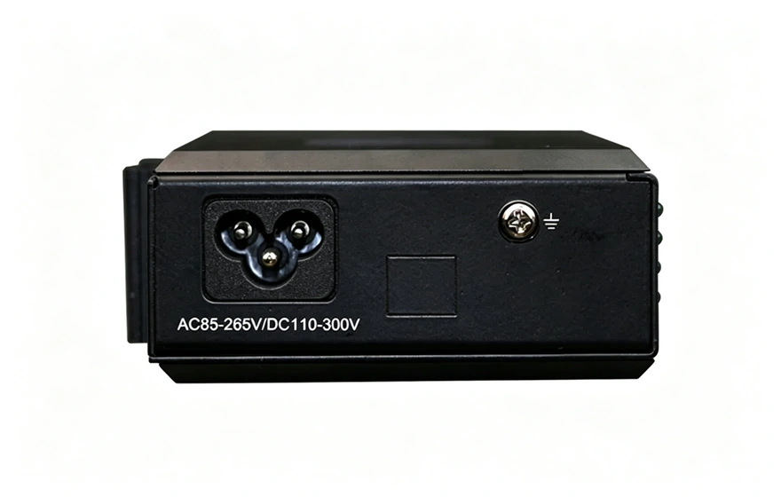 mini工业轨式 4路千电+1路千光 (双DC或AC220内置)交换机