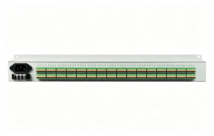 汇聚型128路开关量转以太网 光端机