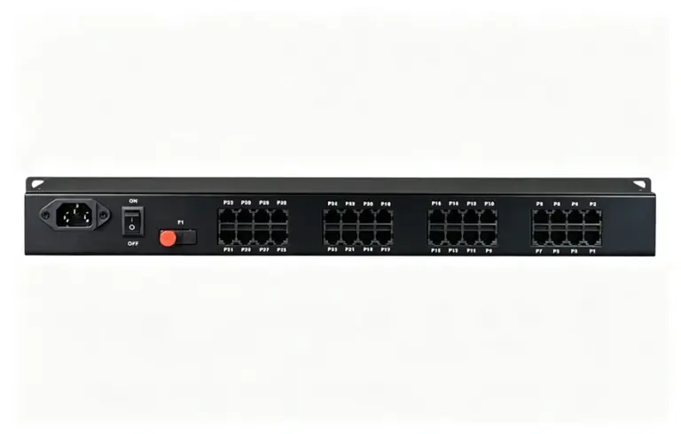 32路电话（RJ11）+2路千兆以太网 电话光端机