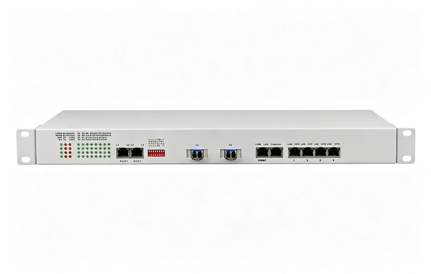 30路电话+4E1+4FE+4RS232光端机(19英寸1U)