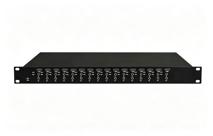 16路2K hdmi 对应16个光方向 HDMI光端机 1U 机架式