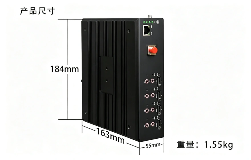 4路2K HDMI + 1路千兆以太网 光端机