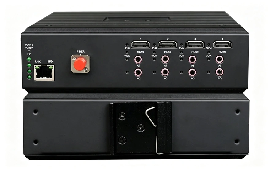 4路2K HDMI + 1路千兆以太网 光端机