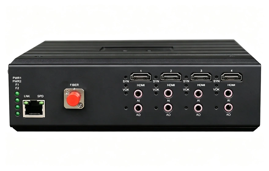 4路2K HDMI + 1路千兆以太网 光端机